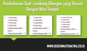 Idea nilai tempat dikaitkan terus. Pembahasan Soal Lambang Bilangan Yang Sesuai Dengan Nilai Tempat