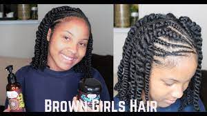 Cornrows And Rope Twists Natural Hairstyle For Girls Youtube Natural Hair Styles Braided Hairstyles Hair