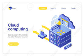 Rental equipment tracking spreadsheet template and computer hardware inventory excel template can be beneficial inspiration for people who seek a. Cloud Computing Isometric Vector Landing Page Template Computer Royalty Free Cliparts Vectors And Stock Illustration Image 131125324