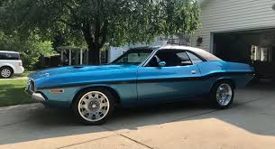 Image result for Dark Blue 1970 Challenger