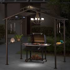 Relax outside all day with a canopy tent from sears. Sunjoy Bbq Gazebo Steel 8 X 8 4 X 5 Rigid Roof Black A104000100 Rona