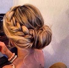 Chic Braided Bun Thick Hair Styles Hair Bun Tutorial Side Bun Hairstyles