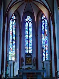 Chagallfenster St Stephan Mainz Eglise Chapelle Basilique