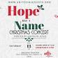 Free  Christmas Concert  "HOPE HAS A NAME"  event image