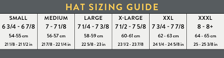 Hat Sizing Guide Mens Womens Hat Sizing Chart Hats