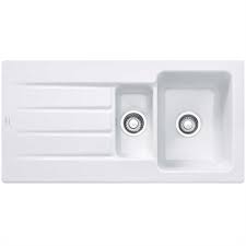 You should also have holes drilled through the side of it for electric wires, your water supply and drainage tube if it's not going directly under your sink. Franke Arcana 1 5 Bowl Ceramic White Kitchen Sink Ahk651 Kitchen From Taps Uk