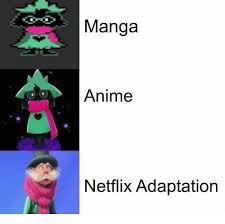 Manga anime netflix adaptation edition anime memes only true fans will find funny as the title suggest this video is all manga. Manga Anime Netflix Adaptation Anime Amino
