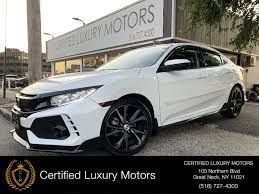This 2016 honda civic ex is a carfax certified 0 accident, 1 owner car. 2018 Honda Civic Hatchback Sport Stock T4340 For Sale Near Great Neck Ny Ny Honda Dealer