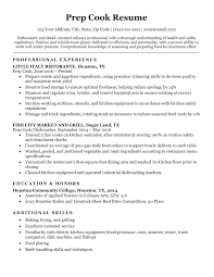 This resume writing guide will take you through every step of the process, section by. Prep Cook Resume Sample Writing Tips Resume Companion