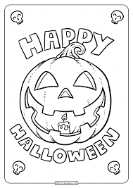 Print our free thanksgiving coloring pages to keep kids of all ages entertained this novem. Happy Halloween Coloring Pages