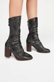 Black Boots With Brown Heel Pin On Cutetown