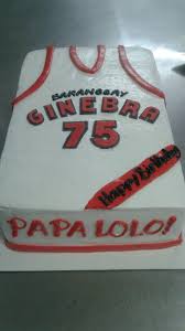 📌 family size sinful chocolate cake. Ginebra Jersey Inspired Cake For My Father S 75th Birthday 75th Birthday My Father Birthday