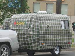 Cape Breton Plaid Boler Vintage Camper Vintage Trailers Vintage Camping