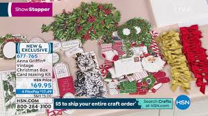 Now, that's something to celebrate. Anna Griffin Vintage Christmas Box Card Making Kit Youtube