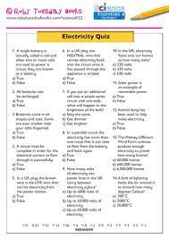 Whether you have a science buff or a harry potter fanatic, look no further than this list of trivia questions and answers for kids of all ages that will be fun for little minds to ponder. Electricity Quiz Teaching Resources