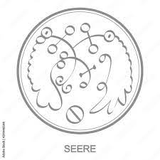 Vector icon with symbol of demon Seere. Sigil of Demon Seere Векторный  объект Stock | Adobe Stock