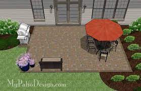 Check spelling or type a new query. Large Rectangular Paver Patio Design Download Plan Mypatiodesign Com