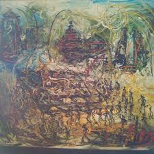 Lukisan borobudur pagi ini amrupkan salah satu hasil karya seni yang diciptakan oleh affandi. 11 Lukisan Borobudur Pagi Hari Karya Affandi Romi Gambar