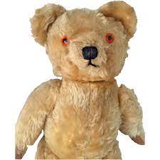 Chad Valley Teddy Bear British Vintage Toys Found At Www Rubylane Com Thedollworldshome Dolls Vintage Mohair Teddy Bear Vintage Teddy Bears Teddy Bear