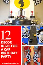 Car Themed First Birthday Party Decor Ideas Race Car Birthday Party Kids Party Decorations Cars Theme Birthday Party