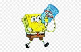 Spongebob Dying Clorox Cloroxbleach Aesthetic Spongebob Drinking Bleach Meme Free Transparent Png Clipart Images Download