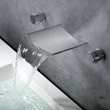 Homelody Zeitgenossisch Verchromt Wasserhahn Mischbatter Drei Locher Und Zwei Griff Feine Verarbeitung Warmwasser U Armaturen Bad Wasserhahn Badarmaturen