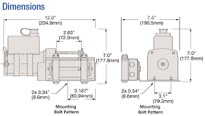 Atv electric winch model atv2500. Amazon Com Superwinch 1331200 Ut3000 12 Vdc Winch 3 000lb 1360 Kg With Mount Plate Roller Fairlead 12 Remote Automotive