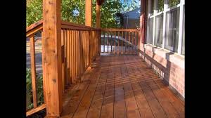 This 100% acrylic formula seals out water and blocks the sun's harmful uv rays for up to five years on decks and up to 15 years on. Cedar Deck Stain Colors Youtube