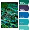 Which colors goes with peacock green. 1
