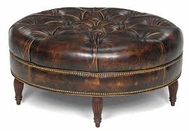 Whether placed near traditional or modern decor, it is the perfect complement to any room. Kearney 42 Genuine Leather Tufted Round Cocktail Ottoman Leather Ottoman Coffee Table Tufted Leather Ottoman Leather Ottoman