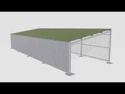 Sidewalls Assembly Maison De L Eleveur Montage Des Bardages Long Pans Youtube Metal Buildings Truss Structure Steel Buildings