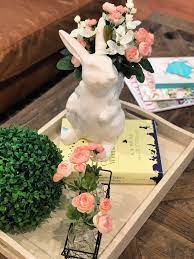 Dii folk collection springtime kitchen, dishtowel set, easter garden 4 piece $16.96 ( $4.24 / 1 piece) in stock. Easter Coffee Table Decor Celebrate Decorate