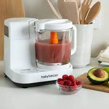 Amazon Com Baby Brezza Glass Baby Food Maker Cooker And Blender To Steam And Puree Baby Food For Pouches In Glass Bowl Make Organic Food For Infants And Toddlers