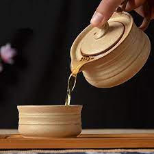 Xdobo Set Of 2 Portable Chinese Ceramic One Person Travel Tea Set One Teapot Tea Pots Ceramic Teapots Pottery Pot