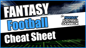 Keep a guide handy of … Fantasy Football Cheat Sheet 2020 Strategy For Winnng Your Leagues