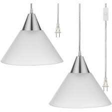 Maybe you would like to learn more about one of these? Dewenwils Plug In Indoor Pendant Hanging Light Interior Ceiling Light For Living Room Bedroom Dining Hall Frosted Plastic White Shade 15ft Clear Cord On Off Switch Pack Of 2 Walmart Com Walmart Com