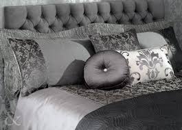 Black And Silver Damask Bedding Luxury Damask Bedding Faux Silk Quilt Cover Jacquard Duvet Cover Bed Set Granite Charcoal Grey Silver King Size Duve Bed Linens Luxury Damask Bedding Bed