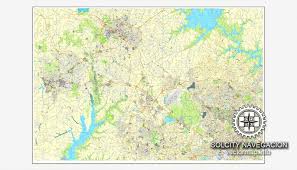 Detailed road map of north carolina. Raleigh Chapel Hill Durham North Carolina Us Printable Vector Street City Plan Map Full Editable Adobe Pdf
