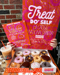 Dunkin', krispy kreme offer delicious deals for national donut day. June 1st National Donut Day Dunkin Donuts North Bergen Facebook