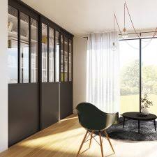 Dans le style atelier, la porte verrière offre un caractère certain à un salon, une chambre, un bureau ou une cuisine et permet d'exposer ses plus beaux objets déco. Placards Dressing Amenagements Verrieres Et Rangements Batiman