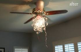 A Bubble Chandelier For The Living Room Bubble Chandelier Ceiling Fan Chandelier Ceiling Fan Makeover