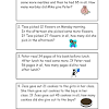 Below are six grade 1 word problem worksheets with a mix of addition, subtraction, length, time, money and fraction word problems. 1