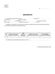 Modelul oficial de adeverinta salariat pentru medic, valabil in 2013, cu unele completari cerute atat de medicul de familie cat si de medicii specialisti. Adeverinta Deduceri Suplimentare
