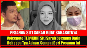 Have something nice to say about siti sarah shamsul? Fjn4a8irdjtbkm
