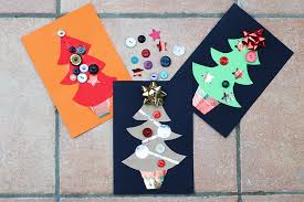Print one of these templates onto the blank side. Recycled Christmas Tree Card Little Fish