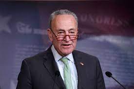 Photo by 2016 getty images. Sen Chuck Schumer Celebrates Gains In 2t Stimulus Deal Says Democrats Improved It Abc News