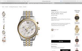 michael kors large lexington chronograph bracelet watch 45mm nordstrom rolex watches women bracelet watch watches