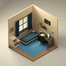 Illustration about chair, bathroom, construction, equipment, icon, household, furniture, design. Isometric Bedroom By Halcyon Design Modern Apartment Design Game Room Design Bedroom Setup