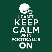 Whether the stereotype is fair or not, most football players aren't highly regarded for their intelligence (not to say there aren't some smart guys playing the game). I Can T Keep Calm When Football S On Football Funny Football Quotes Football