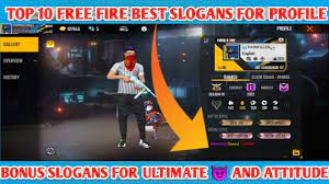 Maybe you would like to learn more about one of these? Best Attitude Slogans For Profile In Freefire Top Slogans F2gaming Tamil Youtube